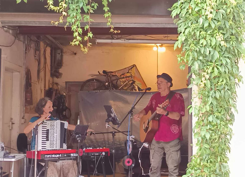 Biölder von der Fete de la musique in Zschopau